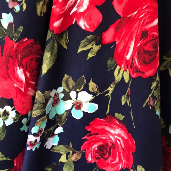 Varga Endless Floral Marilyn dress pinup retro fun - Picture 6 of 8